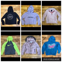Lot Of Women’s Hoodies/Jackets