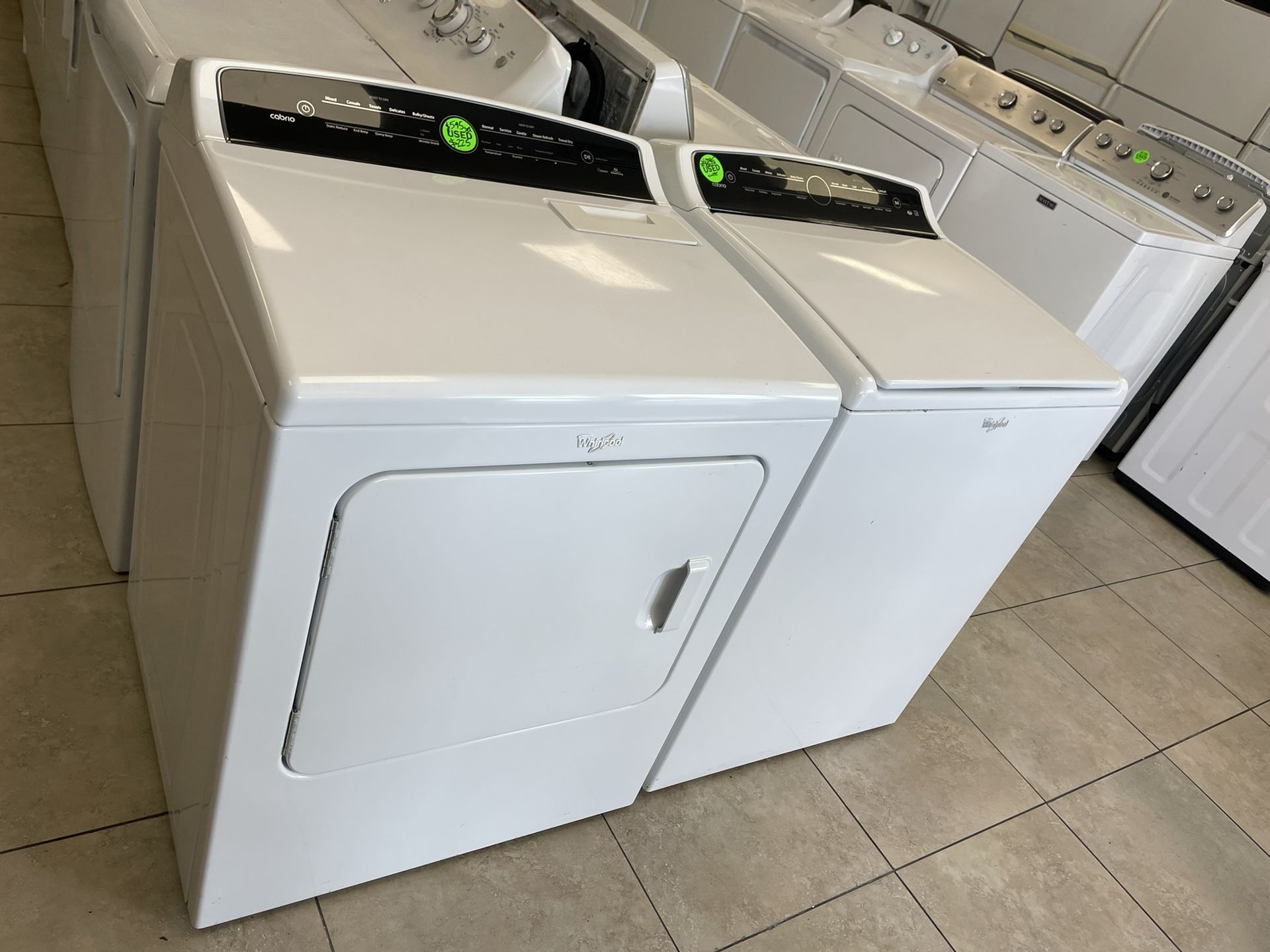 Set Whirlpool Washer And Dryer 