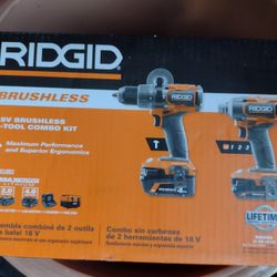 Ridgid Combo Kit Batteries And Charger
