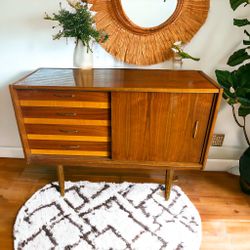 MCM Vintage Wood Credenza 