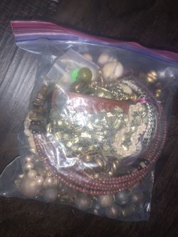 Big bag of costume jewelry!