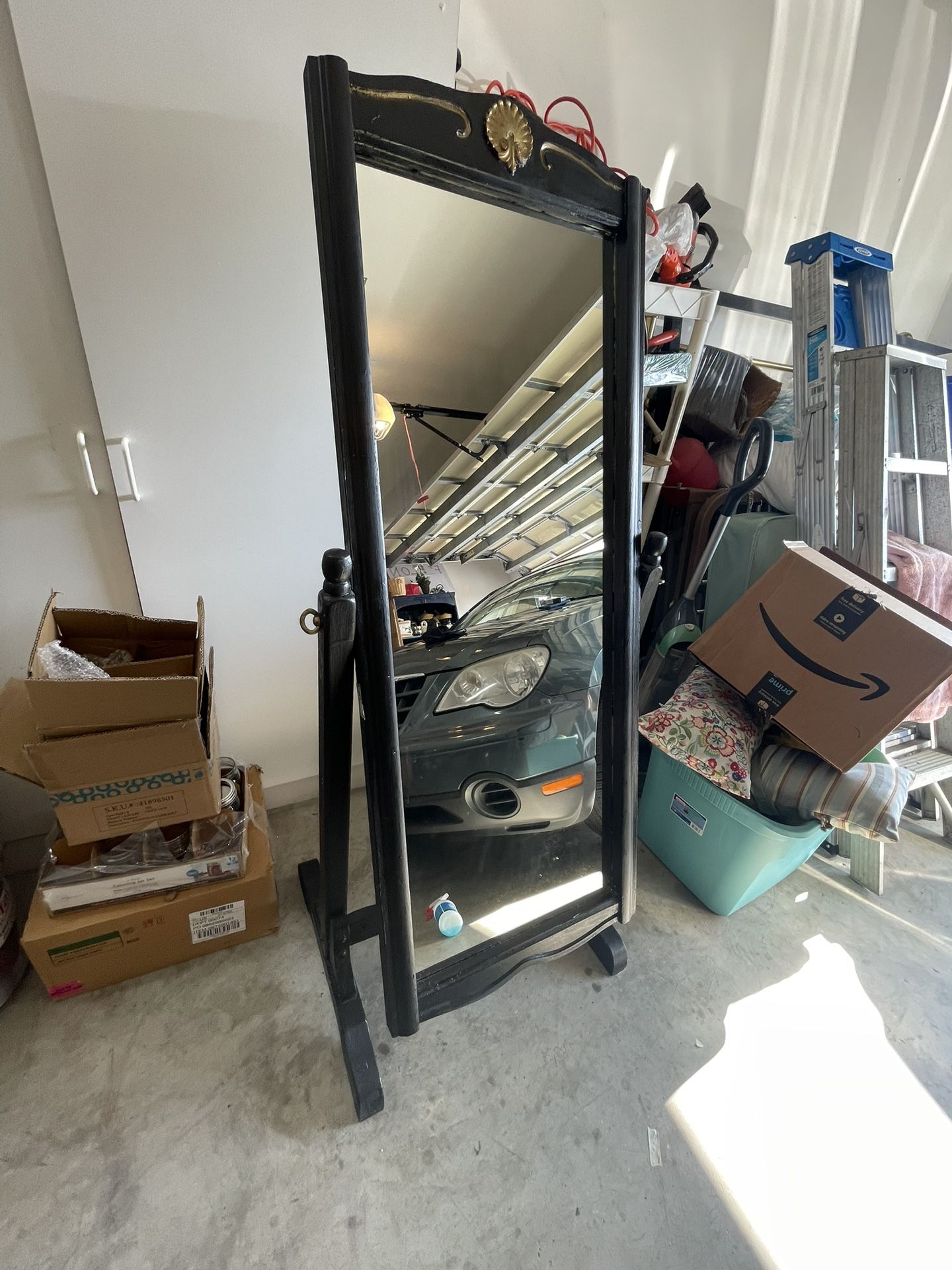 Antique Floor Length Mirror 