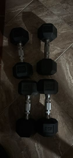 15 pound dumbbells