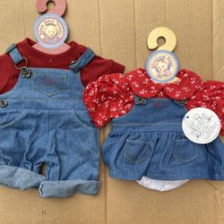 New Blossom Bear & Blue Jean Teddy Fashion Outfits for plush or dolls $10 each