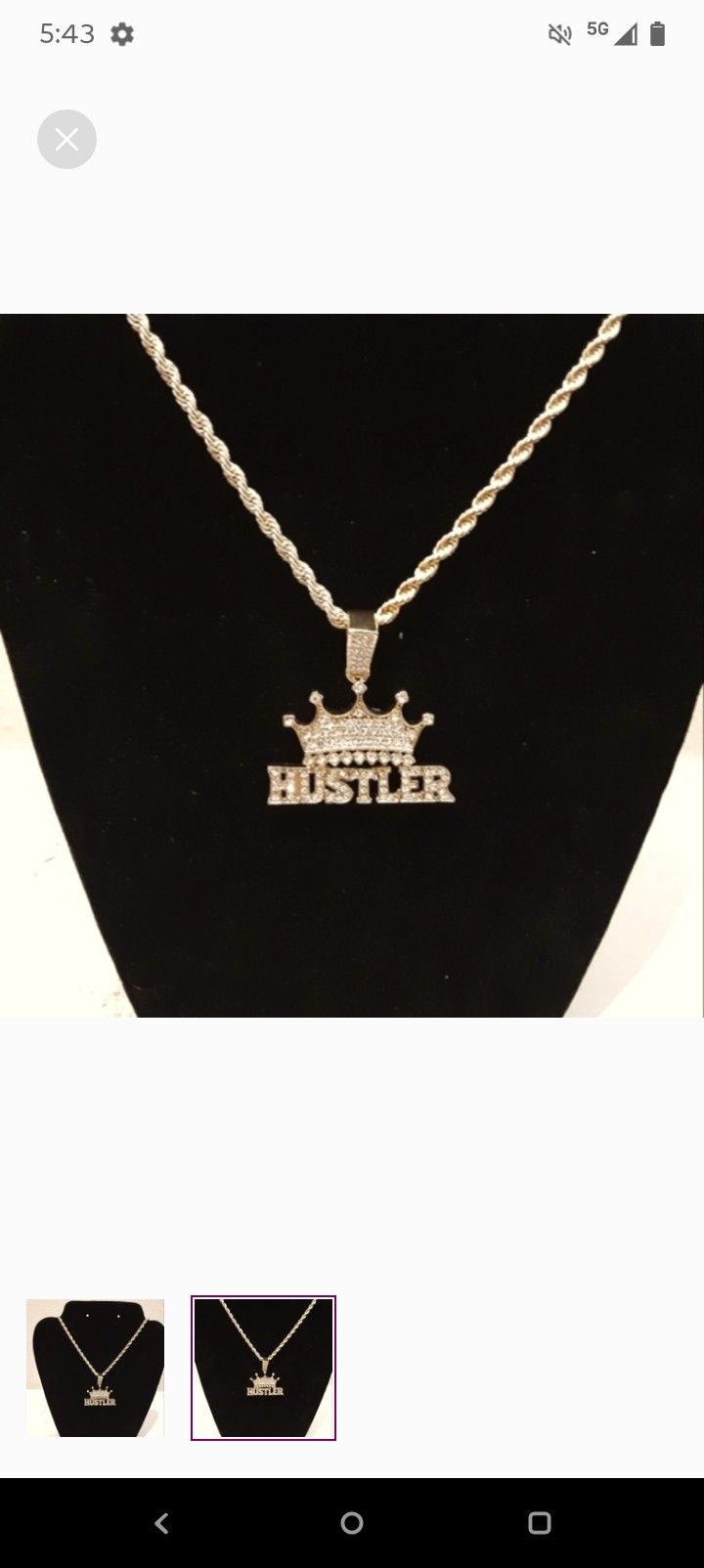 14k Gold-plated 24-in Chain With Pendant