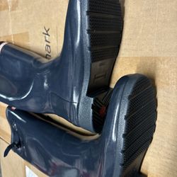 Hunter Women's Original Tall Rain Boot -  Blue Women 7