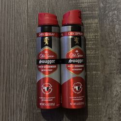 Old Spice Aluminum Free Swagger Antiperspirant Dry Spray $4.50 Each 