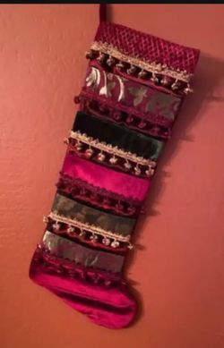 Christmas stocking cardholder- 32Lx11W
