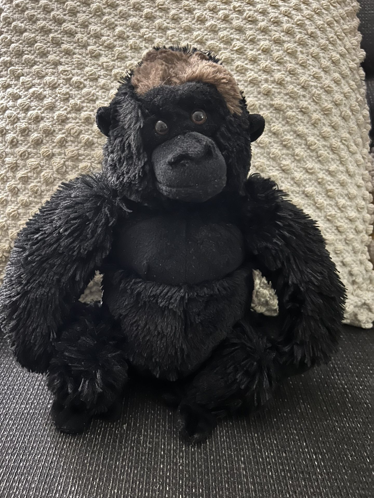 Silverback Gorilla Plush Toy – 12” Collectible Stuffed Animal
