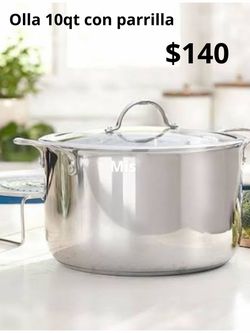 Olla de 10 qt con parrilla