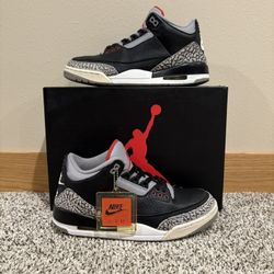 Air Jordan 3 Black Cement 2018