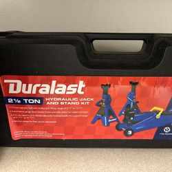 Duralast 2 1/2 Ton Hydraulic Jack And Stand Kit