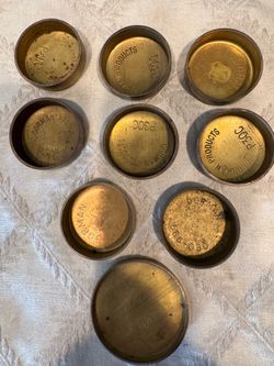8 Brass Core Plugs 1 Cam Plug
