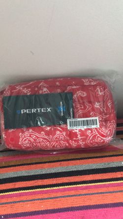 Supreme Puffer Pouch Red Paisleys 
