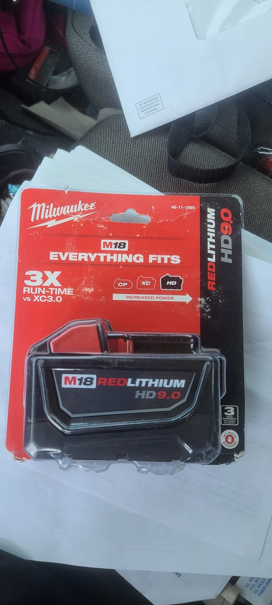 Milwaukee 9ah Battery