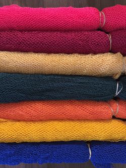 Authentic PRE-WASHED African Exfoliating Bath Sponge – Colorful Sapo Net Scrubber (TOP Quality)