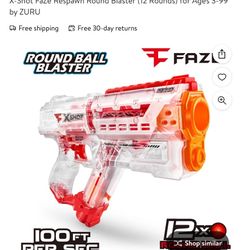 X-Shot FaZe Respawn Round Blaster (12 Rounds) for Ages 3-99 by ZURU