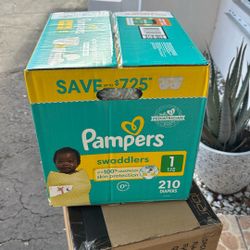 Pampers brand Size 1 Diapers 