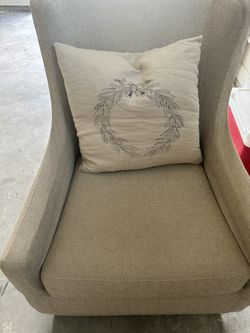 Linen Covered Chair Totally Washable