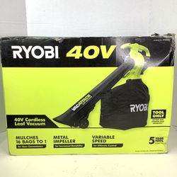 NEW RYOBI 40V Cordless Lead Vacuum 