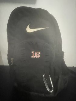 Backpack Nike Black Multi  Adjustable Straps 16” Number 16
