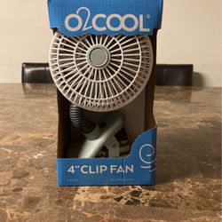 4” Battery Operated Clip Fan NEW Original Price $12.99