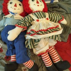 Raggedy And Andy Boy And Girl Doll