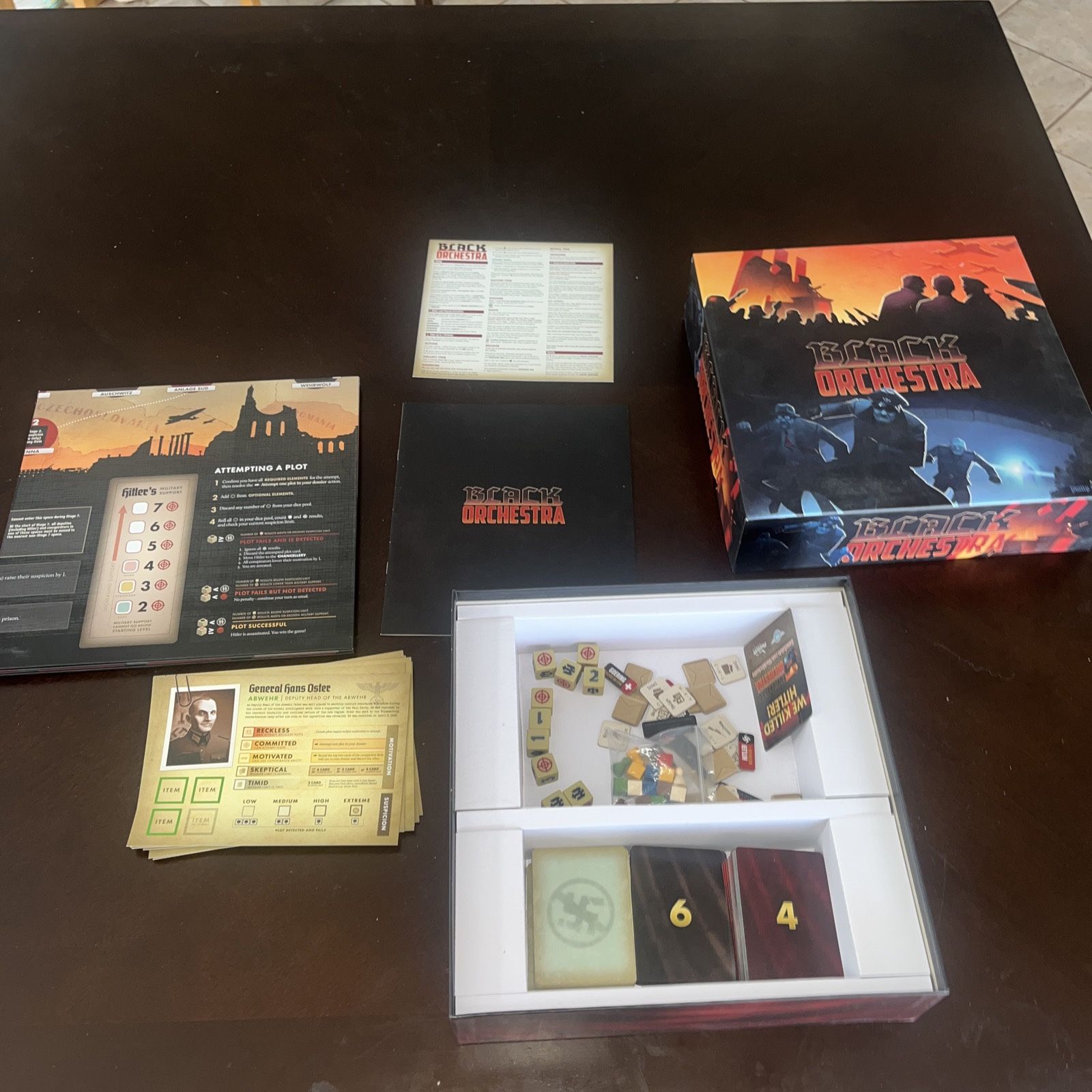Black Orchestra (second edition) Great Condition Board Game Complete Great Con