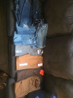 Kids size 8 pants and shorts i also have swim trunks  and shirts size small 7-8