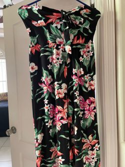 Hawaiian print women’s jumpsuit