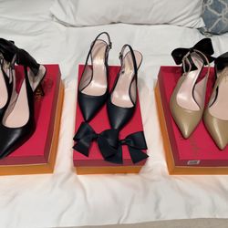 Kate Spade Jax Slingback Kitten Heels Size 5