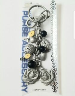 Catholic Key Chain Purse Accessory Stainless Steel Charm Ring