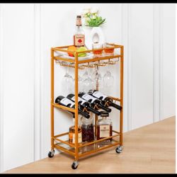 Gold Bar Cart