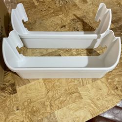 Two Refrigerator Door Bin