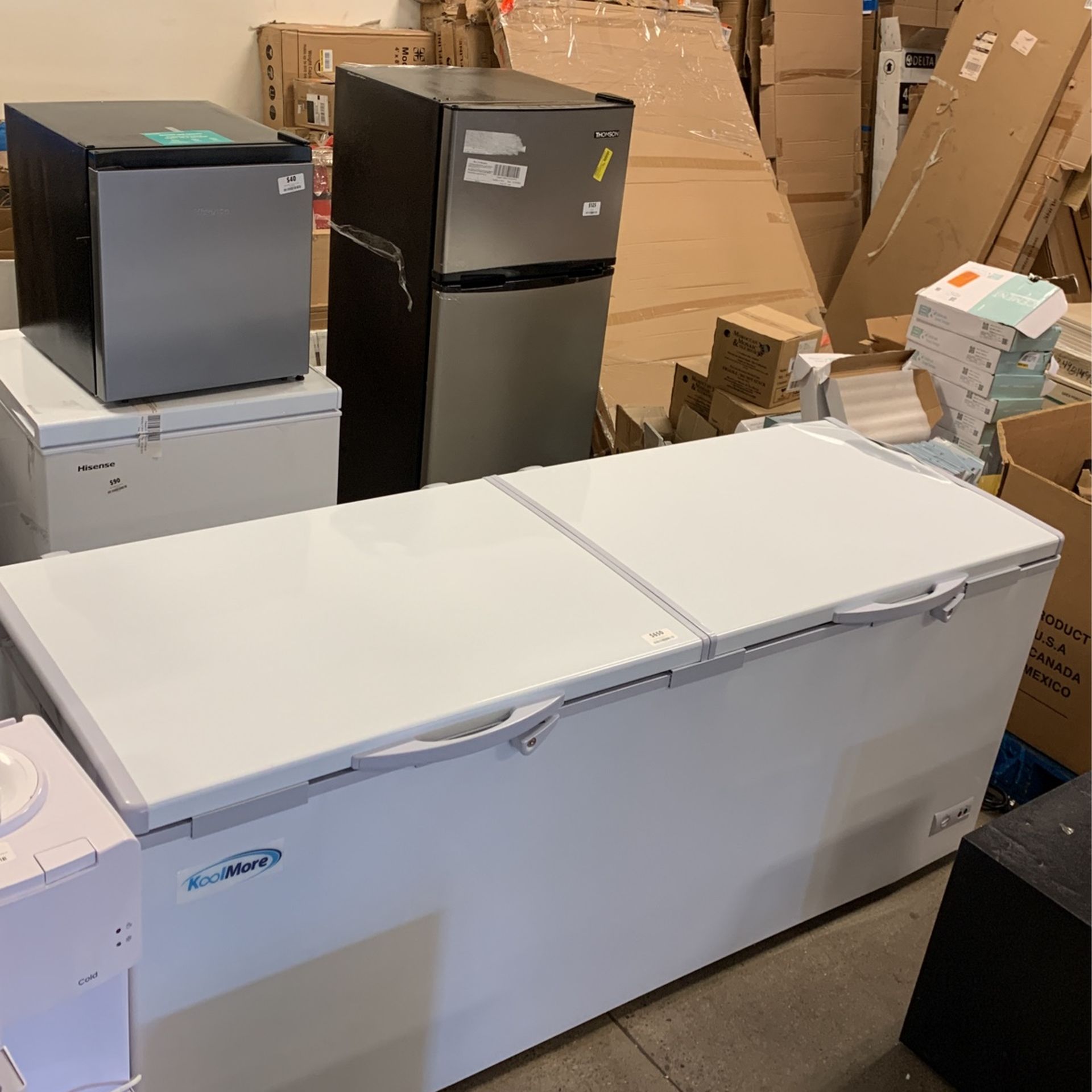 Koolmore 20.4 Cu Ft Manual Defrost Commercial Chest Freezer In White