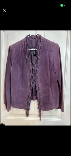 Suede Fringe Jacket. Xs. Yorktown And Staples Area