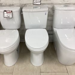 ToTo Drake II Two Piece Elongated Bowl Self Cleaning 🧼 Soft Close Seat Included Available Today On Clearance Sale ❗️❗️❗️