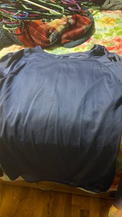 Blue Athletic Short Sleeve Shirt