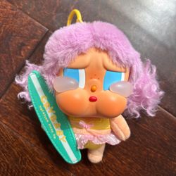 Pop Mart Crybaby Vacation Mode Plush Keychain