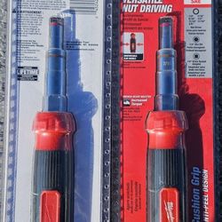 Milwaukee Versitle/reversible Nut Driver Multi Tool New