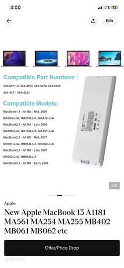 MacBook battery new