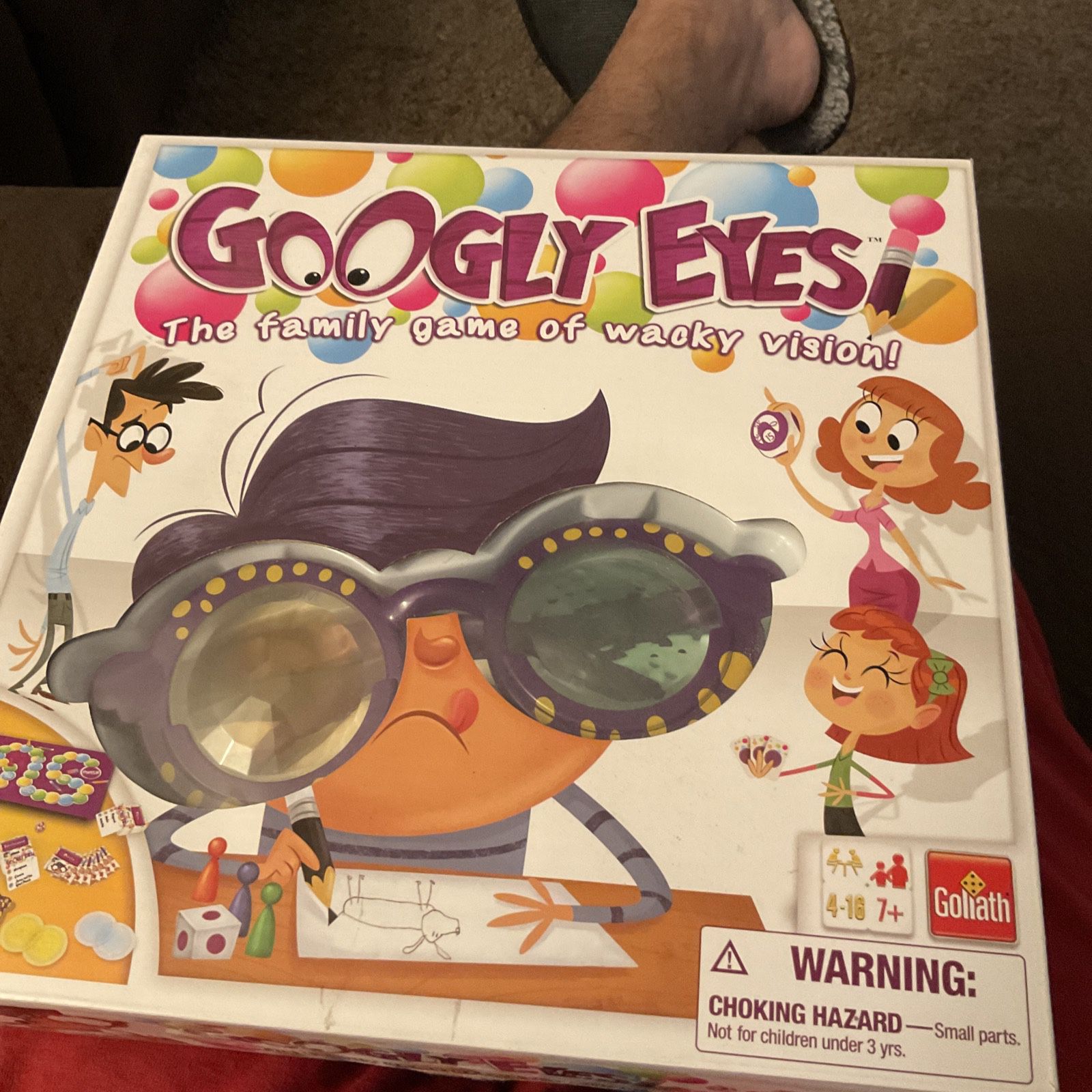Googly Eyes! The Family Game of Wacky Vision! Ages 7+ Players 4-16