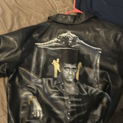Vintage Scarface Clothing Leather Jacket
