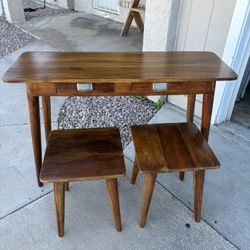 Entry Table And Side Tables