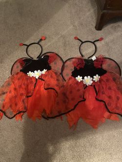 Two Pieces Ladybug Halloween Dress $15 each 