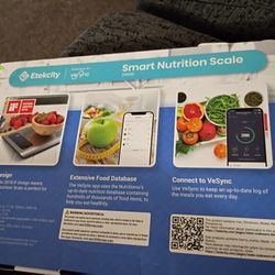 Etekcity  Smart Nutrition Scale 
