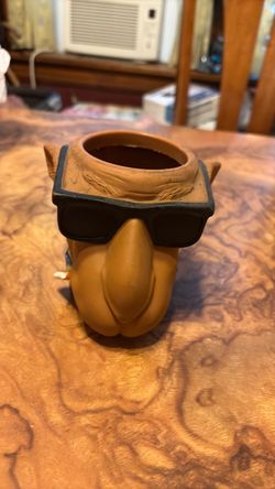 Joe Camel Head Mug Cup with Sunglasses