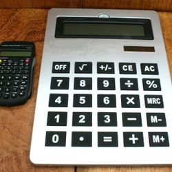 GIANT Desk CALCULATOR Solar Powered