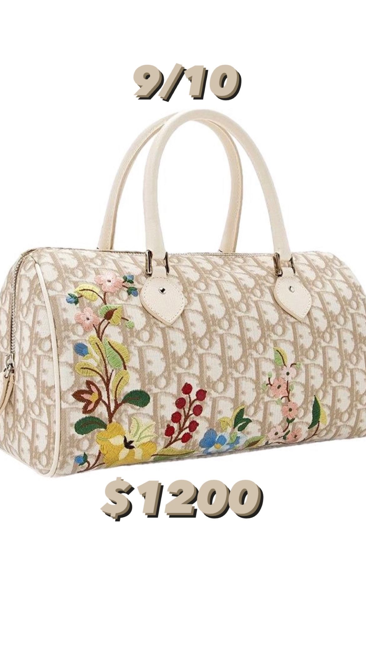 Dior Boston Bowling Bag