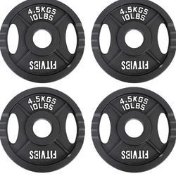 10LB (Set of 4)  Cast Iron Weight Plates